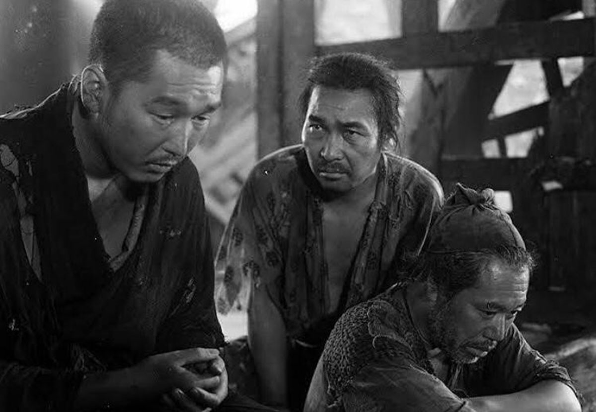 Minoru Chiaki (il monaco), Kichijiro Ueda (il vagabondo), Takashi Shimura (il boscaiolo)