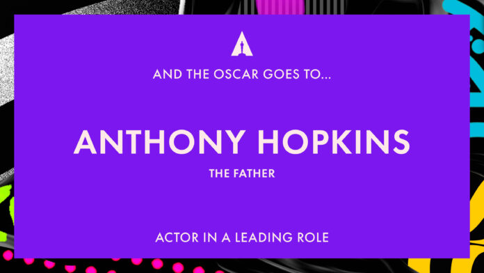 Oscar 2021: Anthony Hopkins migliore attore protagonista