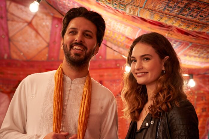 Shazad Latif e Lily James in What's Love?