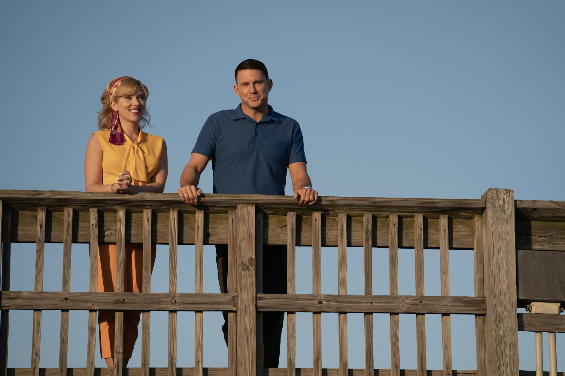 Scarlett Johansson e Channing Tatum in Fly Me To The Moon di Greg Berlanti (Credits: Eagle Pictures)