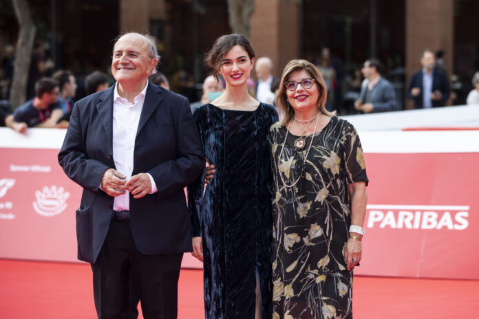 Silvia Scola, Fabrizio Corallo e Barbara Venturato – Red Carpet RoFF19 - Ciao Marcello, Mastroianni l'antidivo (Credits: Luca Dammico)