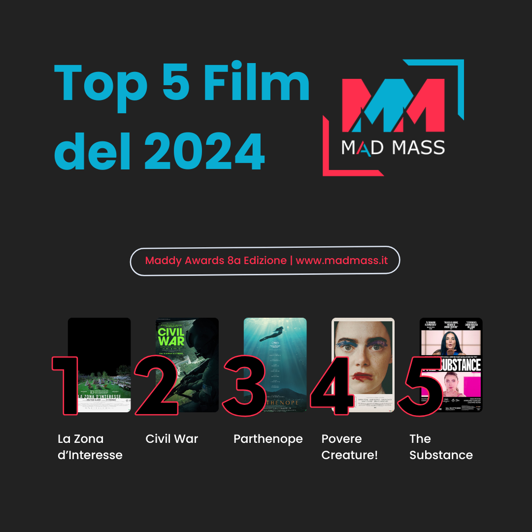 Classifica Top 10 dei migliori film del 2024